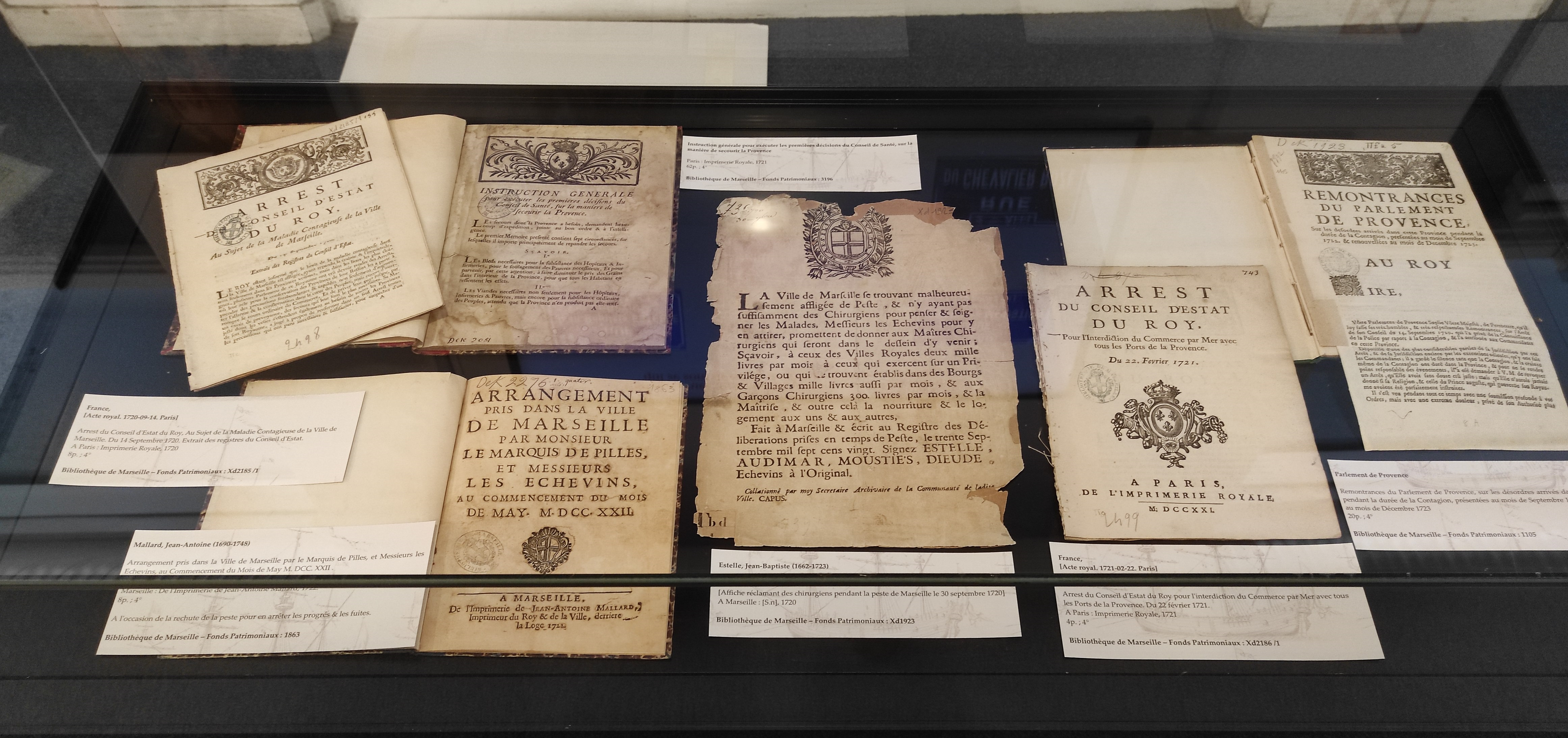 Photo d'archives de la grande peste de Marseille en 1720