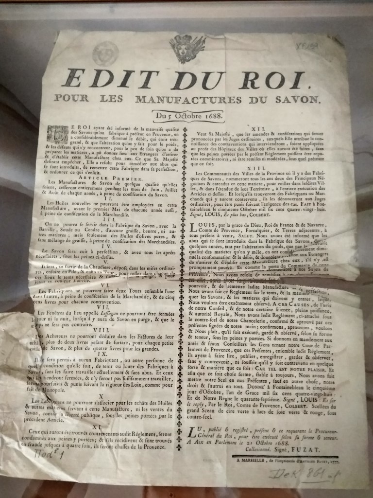 l’édit du roi