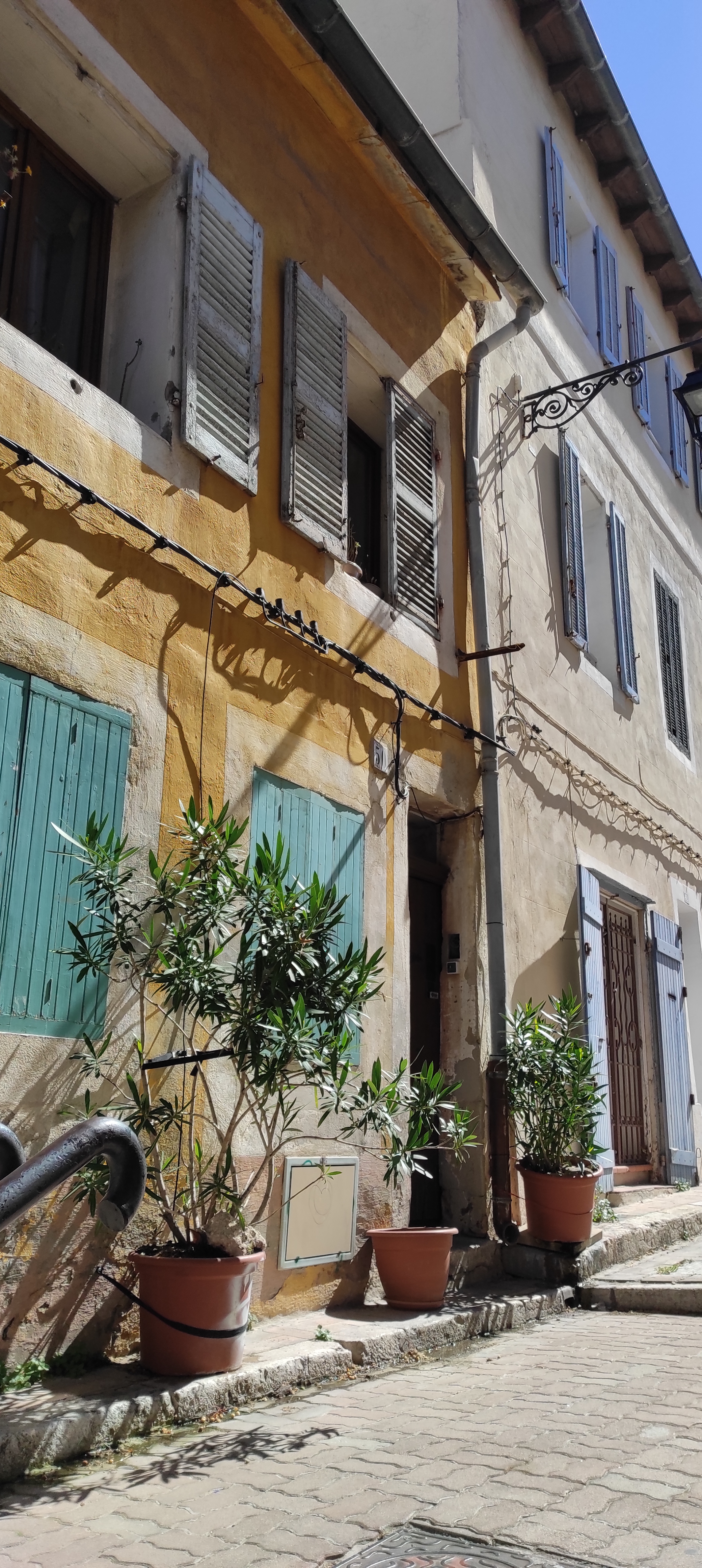 des façade colorer du Panier de Marseille