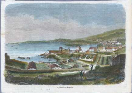 tableau de l'ancien lazaret de la Joliette