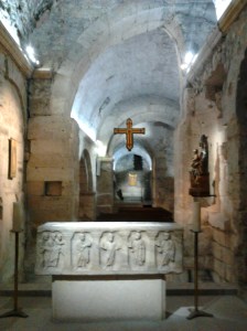 crypte de l'abbaye de Saint-Victor